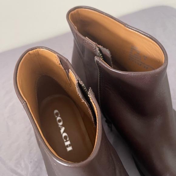 Coach Dark Brown Ankle Booties - Picture 10 of 16